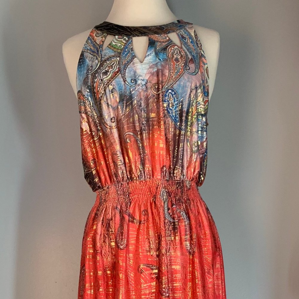 Beautiful Unique Maxi Dress (Shoreline)